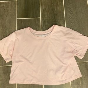 Light pink crop top
